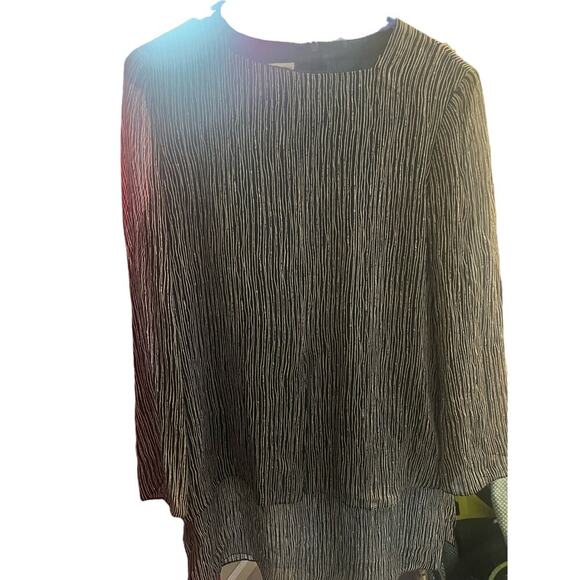 Anne Crimmins for Umi Collections Silk Blouse Size 8 - Picture 4 of 6